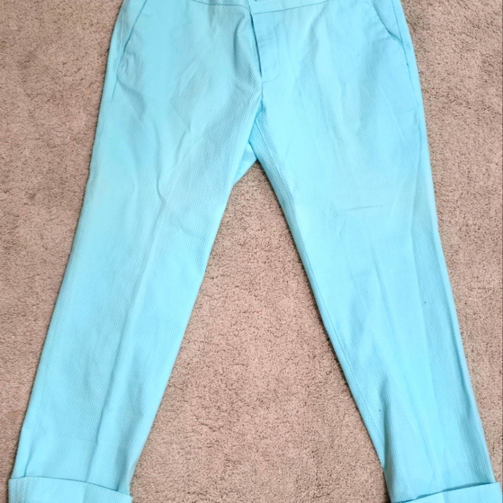 Banana Republic teal pants